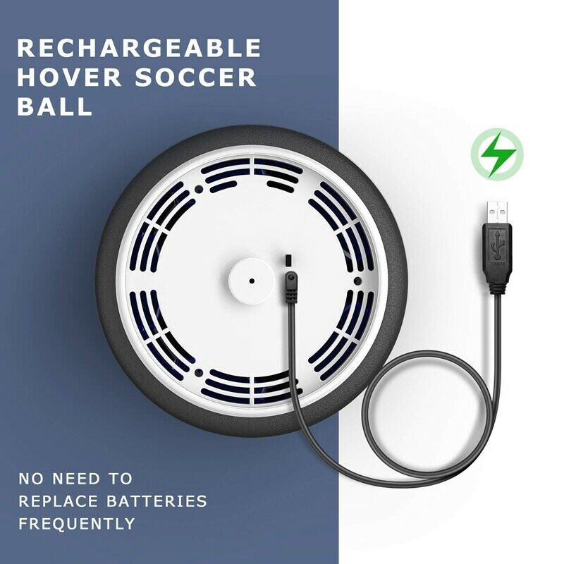 Kids Toys Rechargeable Air Power Soccer Disc Indoor Floating Soccer Ball wi K6U3