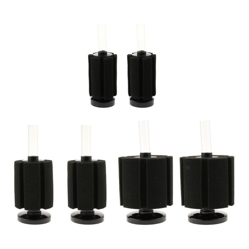 Two Pieces Aquarium Fish Tank Biochemical Sponge Plastic Water Filter 1