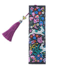 5D Diamond Painting Shiny Rabbit Bookmark Leather Book Marks DIY Craft w/ Tassel