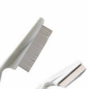 Pet Hair Grooming Comb Flea Shedding Brush Cat Dog Stainless Cleaning Trimmer