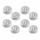 8 x self-stick N click 3 LED light battery operated push on/off touch light