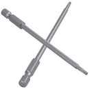 10 Pcs Hex Shank Magnetic 2.8mm Torx T10 Security Screwdriver Bit