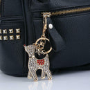 Deer shape Keychain Pendant DIY Point Drill Key chain Decoration Brand nfg CYM
