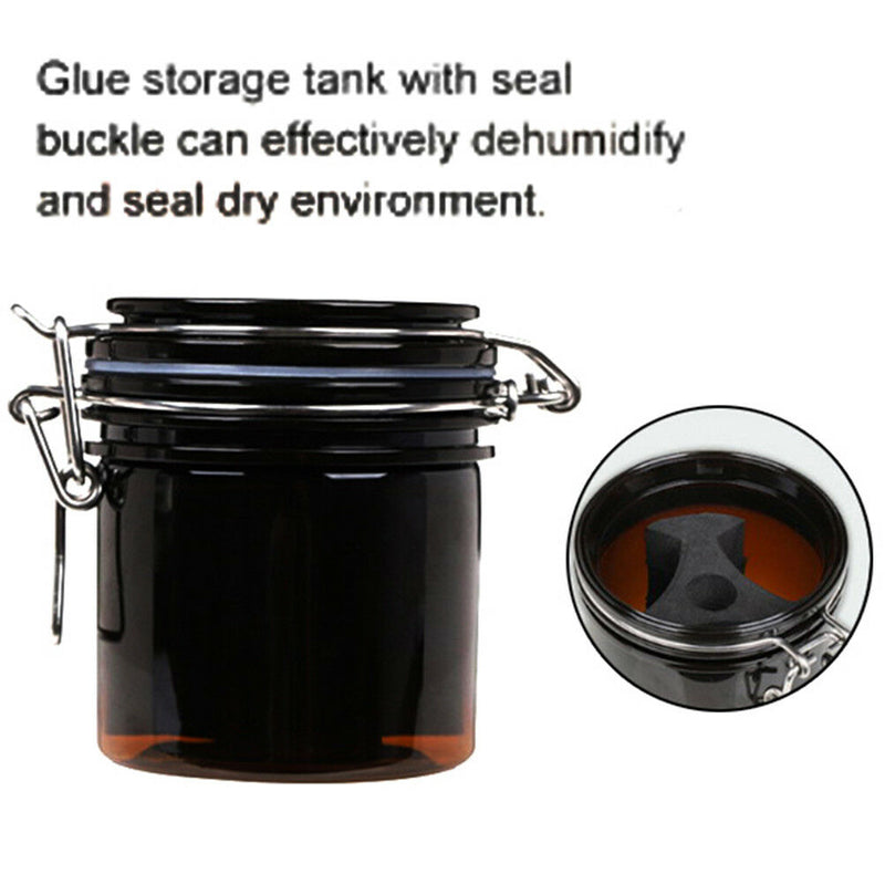 Eyelash glue storage tank activated sealed storage jar container cylinder IO FT