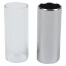 2 Pieces Glass Slide and Metal Slide for Guitar, Bass, Medium (6 cm)
