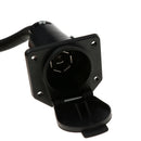 4 Way Flat to 7 Way Round Car Trailer Wiring Adapter Connector Plug Converter