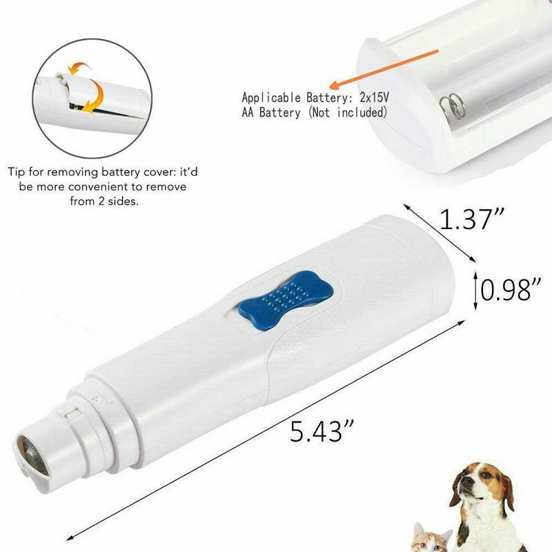 Pet Nail Grinder Dog Nail Clipper Trimmer,Gentle Paws Premium Electric Nail