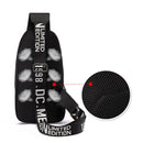 Music Crossbody Bag For Men Usb Charging Shoulder Bag Waterproof Oxford Mal