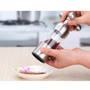 Manual Stainless Steel Pepper Mill Salt Grinder Muller Kitchen Tool 17.5cm