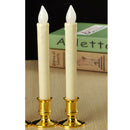 2-set Flickering Flameless LED Bulb Candle Tealight Pillar Bulb with Base