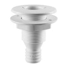 1Pcs 1Inch White Plastic Thru-Hull Bilge Pump Aerator Hose Fitting for Boats