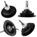 1X Soft Rubber Dust Cover For Car Auto Headlight Universal LED Light Seal Cap!E