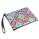 DIY Mandala Special Shaped Diamond Painting Wristlet Wallet Zipper Clutch