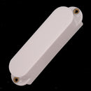 5Pcs White Plastic Humbucker/Single Coil Pickup Covers for Electric Guitars