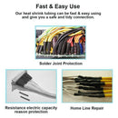 280 Pcs Car Amplifier Heat-Shrink Tubing 3:1 Dual Wall Adhesive Heat Shrink