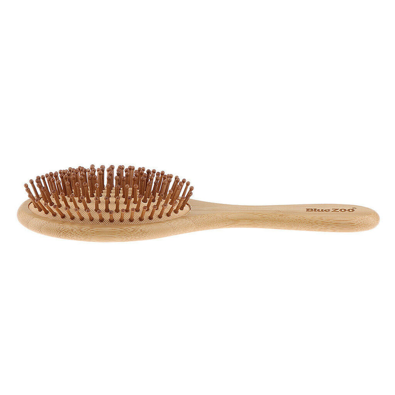 Durable Handmade Natural Bamboo Massage Scalp Brush,Travel Comb Hairdressing