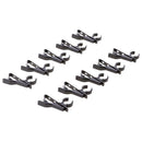 10Pack Mini Microphone Holder Lapel Tie Clip Hook for 12mm Dia Lavalier Mic