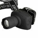 400LM 3-Mode LED Zoomable Headgear Light Flashlight Torch For Cycling Camping
