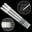 3pcs 0.8mm White Ink Photo Album Gel Art Drawing Graffiti Marker Pens Stationery