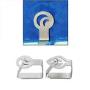 4 Pcs Set Stainless Steel Tablecloth Clamps Wedding Promenade Table Cover H