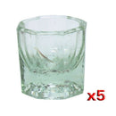 5 pack All Season Glass Dappen Dish