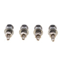4pcs Car Auto Hex License Plate Frame Holder Screw Bolts Nuts