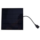 High Quality 4 Inch Cooling Ventilation Fan USB Solar Powered Panel Iron