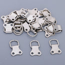 25 Pieces D-Ring Hooks Metal Solid Photo Frame Hanger Hanging Hooks for Photo