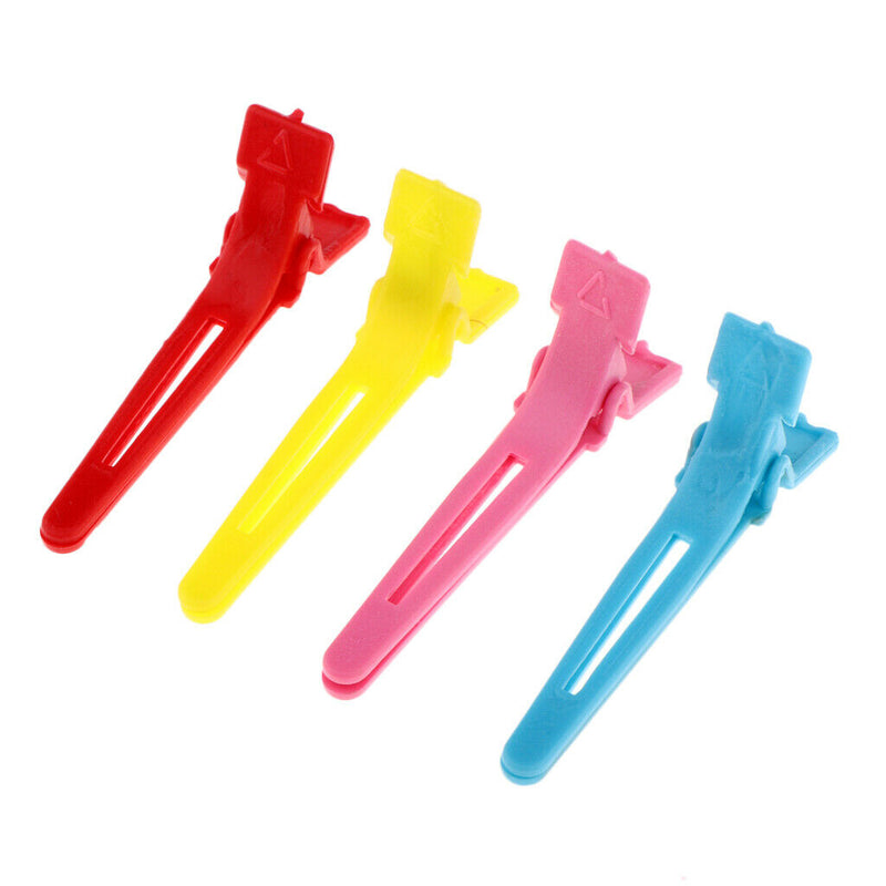 50Pcs Multicolored Duckbill Hair Sectioning Clips Hairdressing Styling Clamps