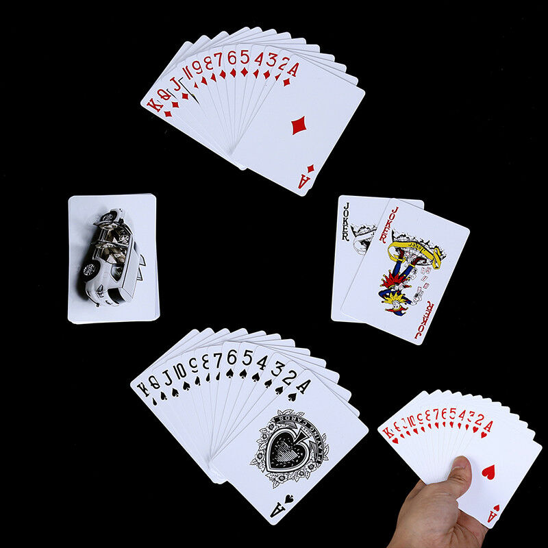Cards Waterproof Durable Pvc Plastic Playing Cards Novelty  Card Gw