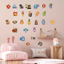 Cute 26 Letters Wall Stickers for Kids Room Baby Nursery DIY Mural Decor