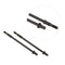 2pcs Black RC Racing AX30421 Rear Straight Axle Shaft for 1:10 AXIAL SCX10