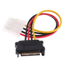 SATA 15pin Male to LP4 Pin Female Power Drive Adapter Cable 16cm Connector