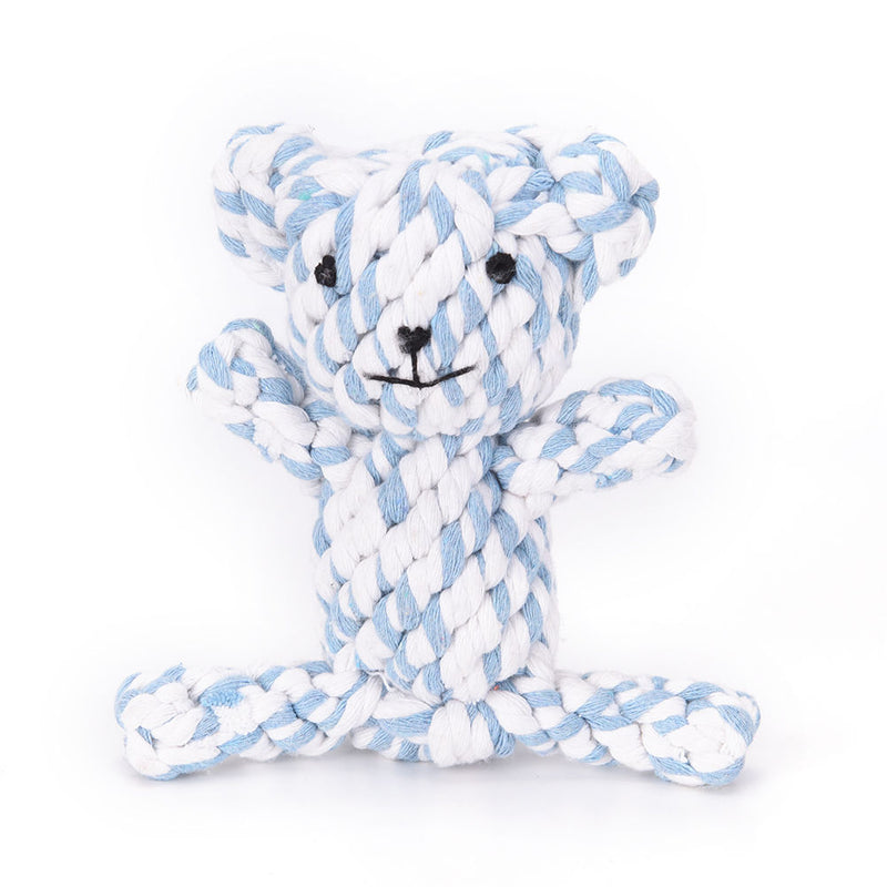 1pc x pet dog durable bear knot for small and large dogs trainging chew toys OZ