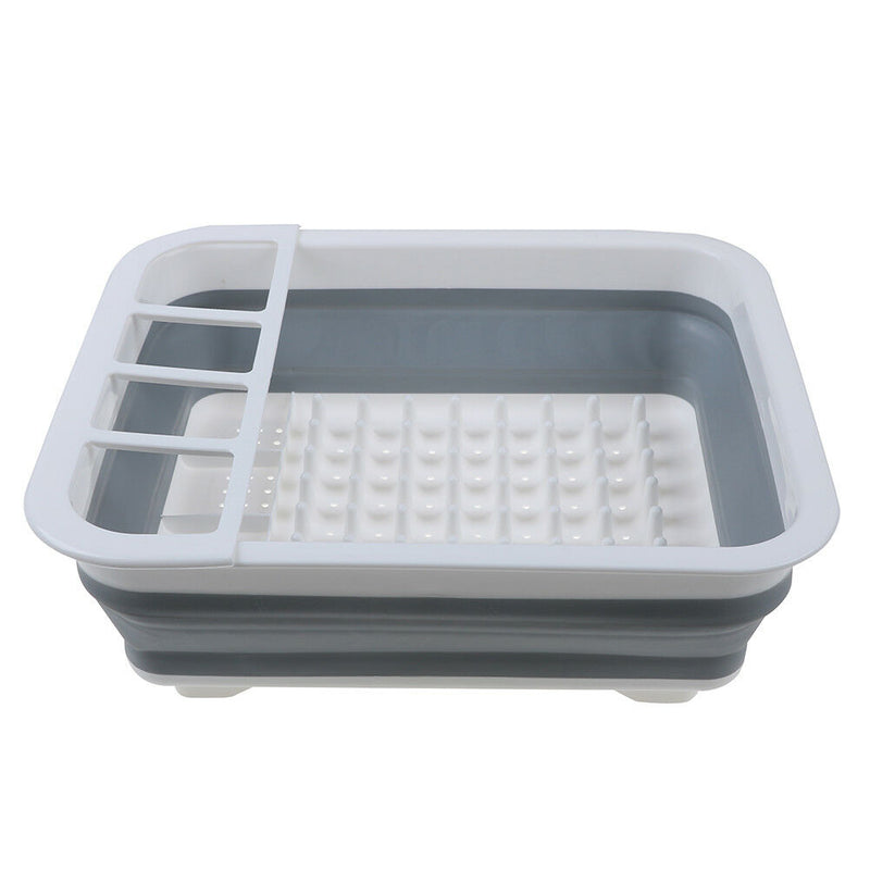 Foldable Dish Rack Plates Drying Rack Kitchen Storage Bowl Holder Draine TEUS