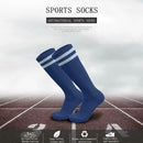 Child Sport Football Soccer Over Knee Baseball Hockey Long Sock (Navy Blue) A