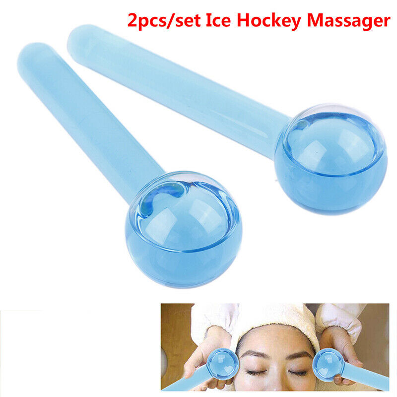 2Pcs Facial Globes Cooling Ice Globe Ball Smaller Waxing Beauty Massage Too~S