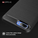 Carbon Fiber Soft TPU Protective Cover Shockproof Phone Case for OPPO A5