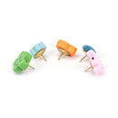 50xMulti-Coloured Cartoon Assorted Push Pins Drawing Cork Board Office Supply BX