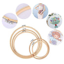 Professional Embroidery Tool Set 50 Color Embroidery Thread&Embroidery Circles
