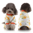 Pet Pajamas Comfort Pet Puppy Clothes Apparel For Small Dog Puppies Orange-S