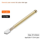 Hot Diamond Tipped Metal Handle Steel Blade Oil Feed Glass Cutter Cutting Tools