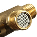 Pipe Thermostat Faucet Thermostatic Mixing Valve Bathroom Water Temperature S8W1
