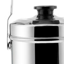 Loop Handle Cooking Pot Cans Dual Layer Mess Tin Pan Stove Lunch Box 12 cm