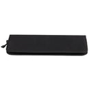 foldable Oxford cloth zipper Artist brush Bag Case Holder - Black