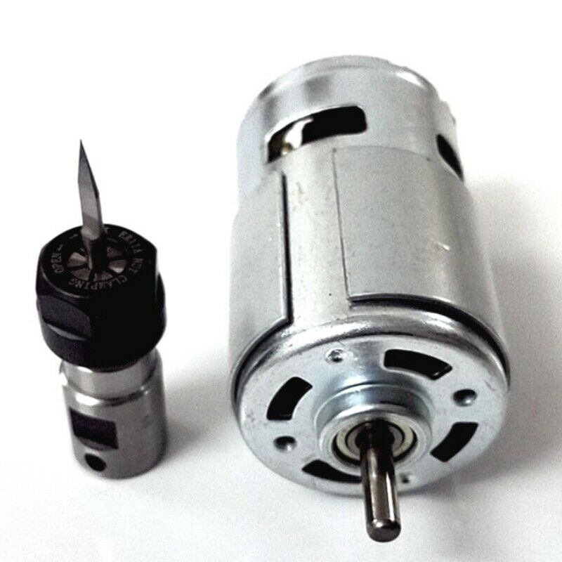 775 DC Engraving Machine Spindle Motor 12-36V Ball Bearing Spindle Motor wi J6B9