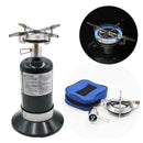 Ultralight Gas Stove Single Burner Adjustable With Storage Case For Hiking