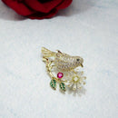 Corsage Brooch Dress Fashion Cute Animal Bird Brooch Ladies Men'S Scarf Col