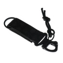 Nylon Molle Belt Buckle Webbing Strap Carabiner Keychain Hook Black Camo