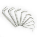 9pcs/set Inner Hex Allen Wrench Set Cr-V Ball Head Spanner Repair Tool Kit